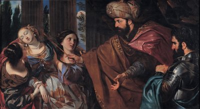 Esther before Ahasuerus by Giovanni Battista Bonacina